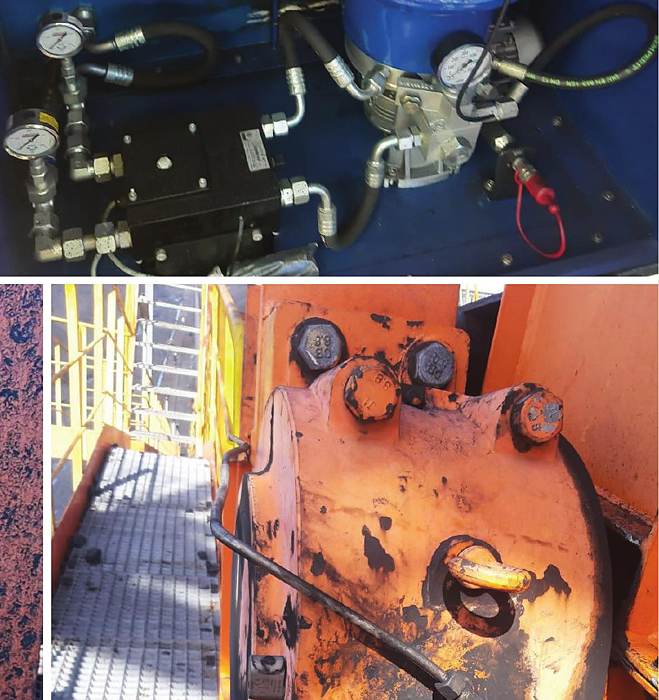 Equipamento hidráulico industrial